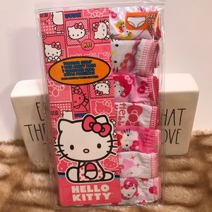 NEW!! HELLO KITTY Cotton Panties , Toddler Girls